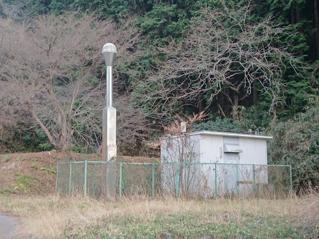 電子基準点（兵庫県姫路市安富町）＜2022年1月10日撮影　※画像提供・西影裕一さん
